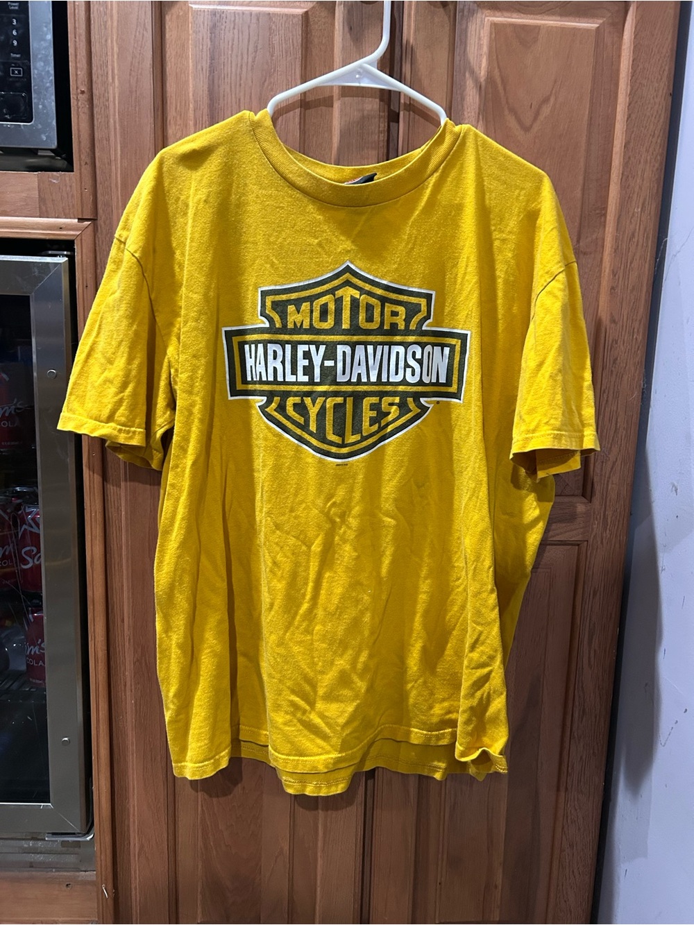 Harley-Davidson Men’s Yellow Logo T‑Shirt